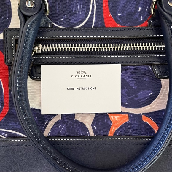 Coach Legacy Heritage Candace Carryall Satchel D1220-19951 Handbag Bag Purse EUC - Picture 10 of 12